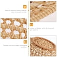 thumbnail image 2 of ifundom 2pcs Rattan Snack Trays for Storage and Serving, Modern Design, Household Kitchen Organizer, 2 of 6