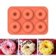 thumbnail image 5 of Molde de rosquilla de 6 cavidades para repostería de chocolate, bandeja para hornear DIY, fabricante de postres (naranja) Likrtyny Para estrenar, 5 of 7