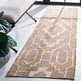 thumbnail image 2 of SAFAVIEH Natural Fiber Natalie Geometric Runner Rug, Grey/Ivory, 2'3" x 9', 2 of 7