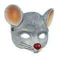 thumbnail image 1 of STARTIST 3D Rats Half Face Costume Cosplay Face , Masquerade Facial Rat Light Gray, 1 of 9