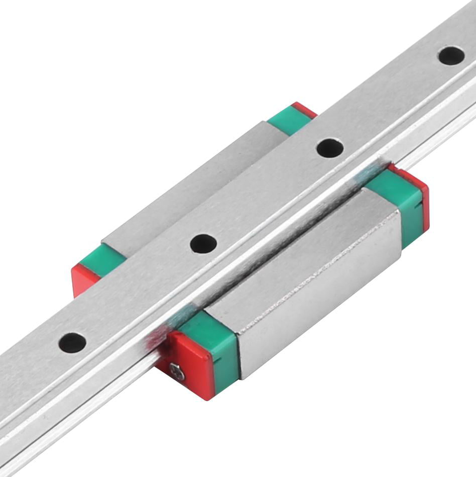500mm Miniature Metal Linear Sliding Guide Rail Guide Rail Slide Block for Automatic Equipment Guide Rail 