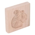 thumbnail image 4 of Wooden Cookie Mould Press Stamp Beechwood for Baking Projects, 4 of 7