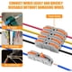 thumbnail image 5 of Conector rápido eléctrico con palanca, 34 piezas, terminal de conexión rápida de 1 cable y 2 entradas, dominó eléctrico rápido, las uniones de cables se pueden combinar libremente, retardante de llama, 5 of 5