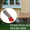 thumbnail image 2 of 1 Pair Wicked Witch Legs Prop, Halloween Witch Prop Craft, Novelty Witch Legs, Halloween Decorations for Halloween Door Party Decor Supplies, 2 of 8