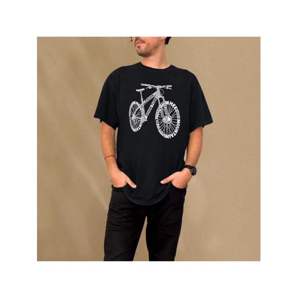 Summer Ready Bicycle Print T-Shirt for Men – Soft Cotton, Stylish and Functional