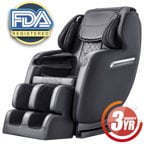 Foot Massage Chair - Ootori Sofa Electric Massage Chair with S Track,Massage recliner with Foot Roller and Built-In Lower Back Heat therapy Black