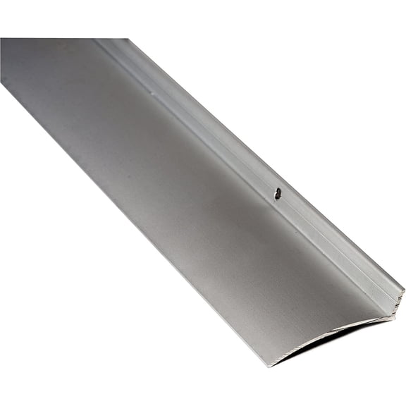 16A40 Aluminum Overhead Door Rain Drip Cap, Clear Anodized, 40"