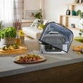 thumbnail image 3 of Ikoopy Dust Cover Compatible with Ninja Foodi Grill AG301 AG302 AG400 Air Fryer Cover with Storage Pockets Waterproof Clear Front Panel Dust Cover Household Grill Dust Cover, 3 of 10
