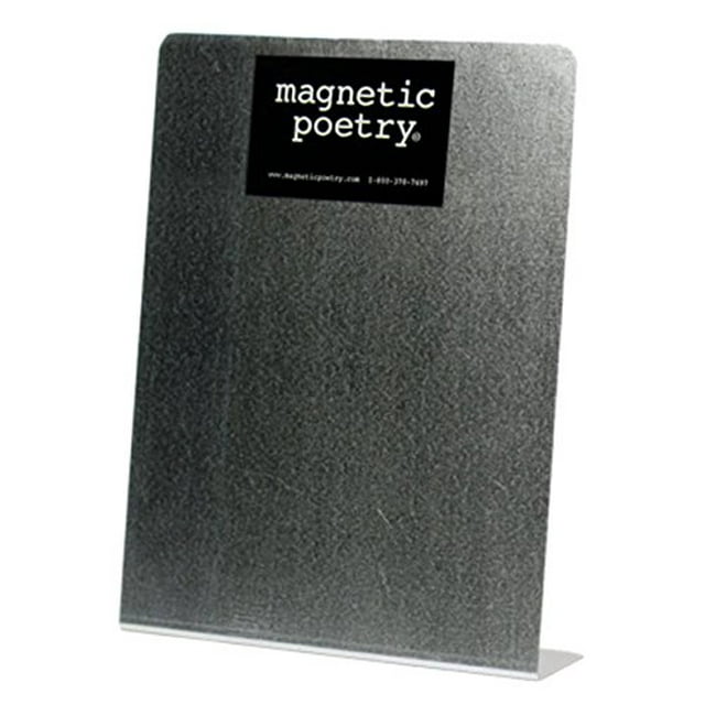 Magnetic Poetry Produits Éducatifs - Plateau de Chevalet en Métal - 6x8 Pouces