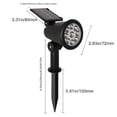 thumbnail image 2 of Solar Outdoor Spotlights, 9 LED Lighting for Trees, Yard, and Garden Decor, Spotlight for Patio, , and, 2 of 7