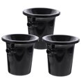 thumbnail image 4 of Minkissy Wine Spittoons Black Plastic 3Pcs for in Exhibitions, 4 of 6