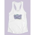 thumbnail image 3 of Summer Feeling Groovy Art Racerback Tank Women -Smartprints Designs, Female Large, 3 of 4