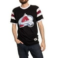 thumbnail image 1 of Colorado Avalanche Retro Varsity Inset Sleeve T-Shirt, 1 of 3