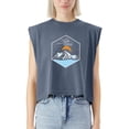 thumbnail image 2 of EcoLoom Lets Sleep Under The Stars Cap Sleeve Muscle Crop Shirt Women Sleeveless Baby Tee, 2 of 5