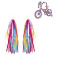thumbnail image 3 of ZHAOCHENG par de cintas con borlas para manillar de bicicleta para niños, cintas para manillar de patinete, accesorios para portabebés, fáciles de colocar en el manillar, 3 of 5