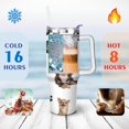 thumbnail image 4 of Cute Dog Design 40oz Tumbler with Handle - Double Wall Insulated Coffee Mug for Women - Dog Mom Gift Travel Cup with Straw, 4 of 7