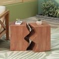 thumbnail image 3 of MGO Side Table Set of 2 Rectangular Outdoor Accent Tables, Decorative Garden Stools for Patio Indoor Use, Faux Wood Nesting End Tables with Moisture Resistance, 3 of 9