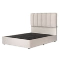 thumbnail image 1 of Base cama Queen Size DICASA Cabecera Kami Beige, 1 of 6
