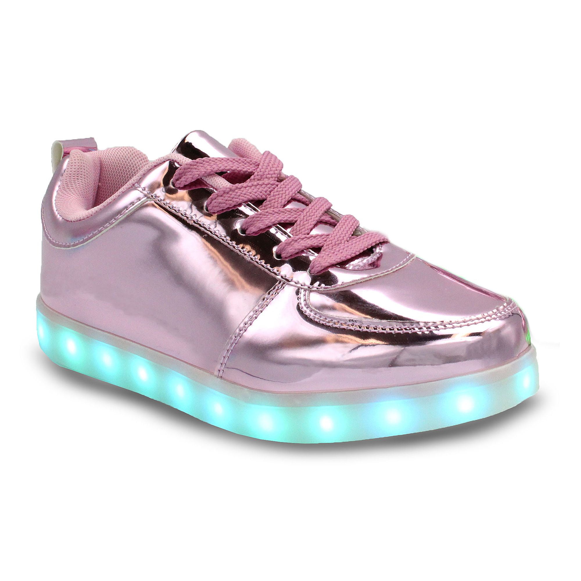 Family Smiles - LED Light Up Sneakers Kids Low Top USB Charging Boys ...