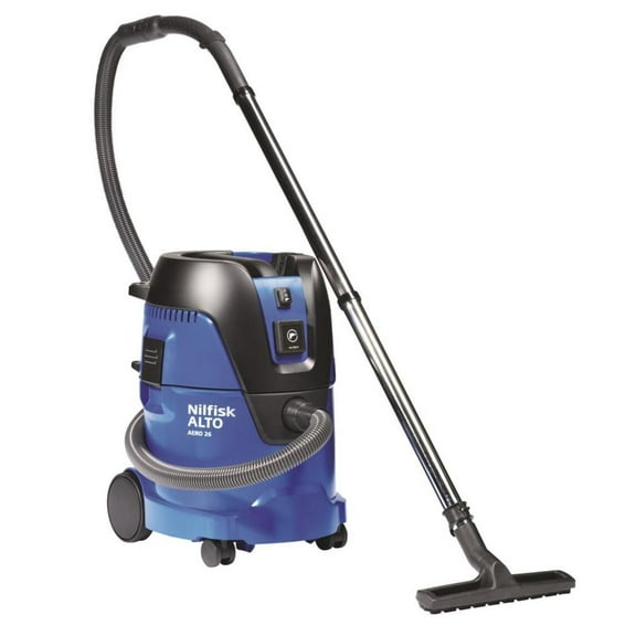 Nilfisk Industrial, Shop Vacuum, 6 gal, HEPA, 3600 l/min, 1 1/2 hp 107419097