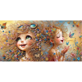 thumbnail image 1 of Kit Con Forma Especial Parcial DIY 5D Niña 40x40cm, 1 of 7