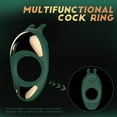 thumbnail image 2 of Imimi 3-in-1 Ring Pair Vibrator Pennis Ring Vibrates for Men, Stronger Erection, Rings Rabbit Vibrator Clitoris Testicles Stimulator Penis Ring Sex Toy for Couples(Green), 2 of 6