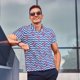 thumbnail image 4 of Fotbe Nautical Anchors Camiseta Polo de Golf para Hombre con Estampado – Camisa Deportiva Transpirable con Cuello Abotonado-4X-Large, 4 of 6