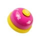 thumbnail image 2 of Methold Juguetes interactivos, accesorios para cachorros multiusos multicolores, campana de cena, anillo de huella de tamaño compacto, sin rebabas, Suministros para perros Rojo rosa/Amarillo Methold PT004192-02, 2 of 6