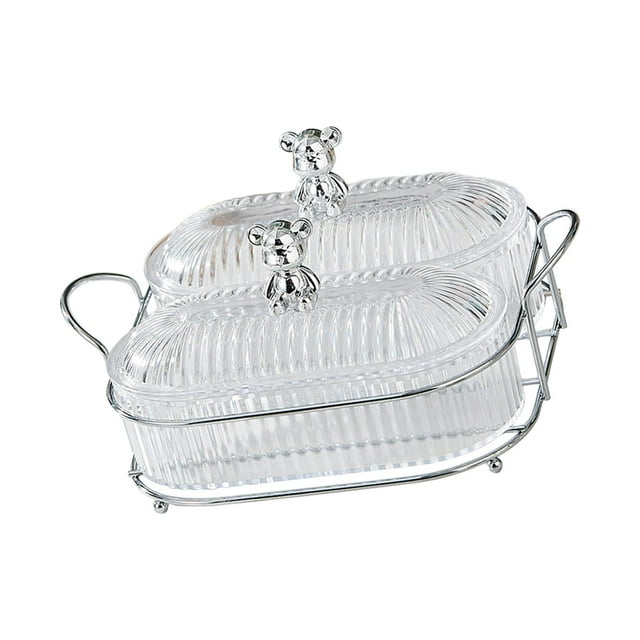 Divided Snack Serving Bowls Dried Fruit Trays Condiment Tray Candy Bowls Storage B