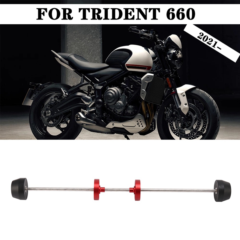 Motorcycle Rear Fork Axle Wheel Guard Rear Fork AntiCollision Slider for Trident 660 Trident