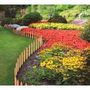 Greenes Fence Cedar Wood Garden Picket Fence 16 H x 8 L (2-Pack, 16 Total)