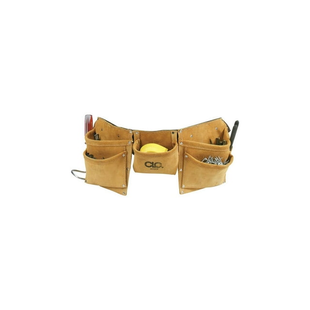 Delantal de trabajo resistente con 8 bolsillos Custom Leathercraft 370X3