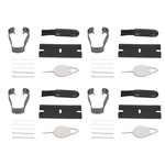 Stylus stylo Nibs,4 Sets Stylus Remplacement Style Pen Conseils Stylus Remplacement Classe de remplacement Principales caractéristiques