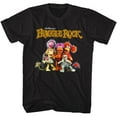 thumbnail image 1 of Fraggle Rock Group Shot Black Adult T-Shirt, 1 of 2