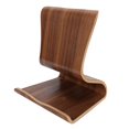 thumbnail image 1 of Support de téléphone portable en bois, support de tablette de table pour chevet, bureau, marron, 1 of 4