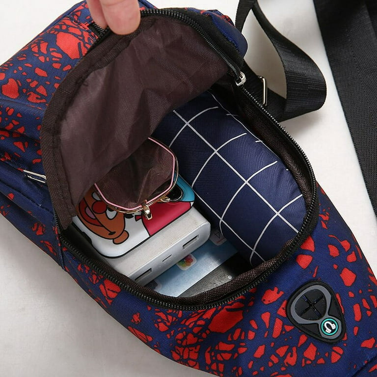 CoCopeaunts Waterproof Nylon Sling Chest Bag Back Travel Climb
