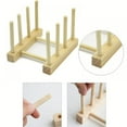 thumbnail image 3 of Bamboo Dish Plate Bowl Cup/ Cutting Board Organizer/ Glass Display Cabinet/ Plate Rack/ Dish Organizer/ Bamboo Dish Drying Rack/ Plate Organizer/ Book Rack, 3 of 7