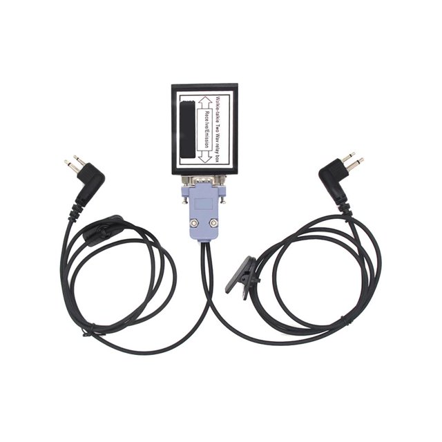 Rc208 Relé Bidireccional Walkie Talkie Repetidor Caja Puerto Com Con Enchufe Reemplazable Reemplazo De Radio Para Baofeng Walkie-Talkie Inevent EL014015-02