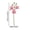 Pink, variant on COM1950s Artificial Cymbidium Orchid Bouquet, Fake Flower Arrangement With Three Lifelike Blooms, Flexible Stems for Vases, Centerpieces, and Home Wedding Party Table Decor