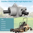 thumbnail image 4 of Gearbox 390024 Right Angle Compatible with Grasshopper Front Mount Mower .875 CCW Fits 44-, 48-, 52- and 61-inch Decks Gearbox, 4 of 7