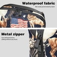 thumbnail image 4 of American Flag Waterproof Oxford Fabric Storage Pouch for Electronic Devices - Cord Organizer, Hard Drive Bags, Canvas Storage Box Small, Charger Cord Organizer - 5.9x9.44x3.14 in, 4 of 6