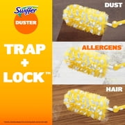 Swiffer Heavy Duty 3 ft Extendable Duster Kit with Refills, Unscented, 1 Handle + 3 Refills