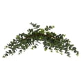 thumbnail image 2 of 32" Green Spiral Euclyptus Crescent Swag, 2 of 2