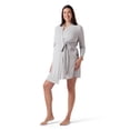 thumbnail image 3 of Ingrid & Isabel For Every Belly Women's Maternity Ribbed Robe, Sizes S-XXXL, 3 of 10