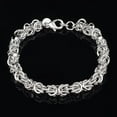 thumbnail image 2 of Yesbay Women Faux Silver Bracelet Bangle Chain Banquet Jewelry Gift, 2 of 6