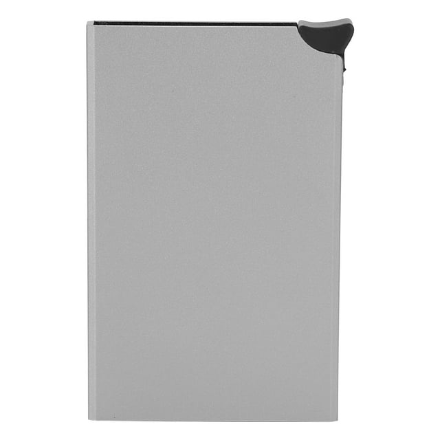 Tarjetero antirrobo antimagnético emergente para tarjetas de crédito, organizador de bolsas (gris x55#)