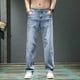 thumbnail image 3 of Pantalones vaqueros rectos de primavera y otoño para hombre, pantalones vaqueros negros para hombre, tallas grandes, tendencia oversize 2024, ropa de calle apilada de los años 90, 3 of 4