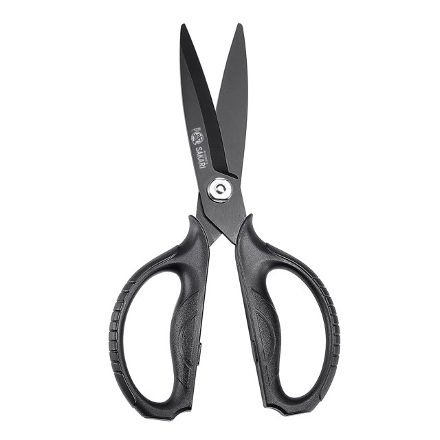 Tijeras de cocina MITSUMOTO SAKARI Japonesas Black Titanium