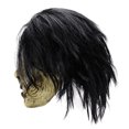 thumbnail image 5 of Máscara de Halloween aterradora, máscara de zombi de terror con cabello, máscara de látex de monstruo espeluznante, accesorios para disfraces de fiesta de terror, 5 of 5