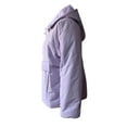 thumbnail image 5 of Olyvenn Womens Crew Neck Pullover Puffer Long Sleeve Loose Jacket Half Zip Hooded Coat with Drawstring Lightweight Jackets Purple XXL, 5 of 6